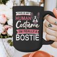 Boston Terrier Dog Bostie Halloween Costume Dog For Kids Graphic Print Coffee Mug, Boston Terrier Halloween Gifts, funny design