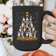 Boston Terrier Dog Christmas Tree Santa Hat Xmas Pajama Men Women Kids Graphic Print Coffee Mug, Boston Terrier Christmas Gifts, funny design