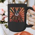 Boston Terrier Dog Japanese Art Samurai Ukiyo-e Graphic Print Coffee Mug, funny design