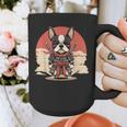 Boston Terrier Dog Japanese Style Samurai Dogs Graphic Print Coffee Mug, funny design