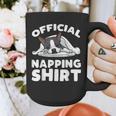 Boston Terrier Dog Official Sleeping Shirt Men Women Kids Graphic Print Coffee Mug, funny design