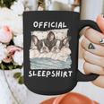 Boston Terrier Dog Official Sleepshirt Pajamas Nightgown Men Women Girls Kids Graphic Print Coffee Mug, funny design