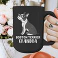Boston Terrier Dog Owner Grandma Graphic Print Coffee Mug, funny design