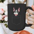 Boston Terrier Dog In The Pocket Boston Terrier For Men Women Girls Kids Graphic Print Coffee Mug, funny design