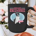 Boston Terrier Grandma Bostie Dog Owner Boston Terrier Men Women Graphic Print Coffee Mug, funny design