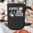 Boston Terrier Lover Coffee And Boston Terriers Graphic Print Coffee Mug, funny design