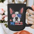 Boston Terrier Merica 4th Of July T Shirt Men Boys Dog Puppy Graphic Print Coffee Mug, Boston Terrier 4th Of July Gifts, funny design