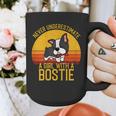 Boston Terrier Never Underestimate a Girl With a Bostie Graphic Print Coffee Mug, funny design