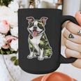 Camo Boston Terrier Pet Owner Camouflage Dog Lover Graphic Print Coffee Mug, funny design