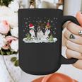 Christmas Boston Terrier Santa Dog Lover Graphic Print Coffee Mug, Boston Terrier Christmas Gifts, funny design