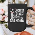 Coolest Boston Terrier Grandma Dog Graphic Print Coffee Mug, funny design