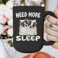 Cute Boston Terrier Need More Sleep Pajamas Nightgown Graphic Print Coffee Mug, funny design