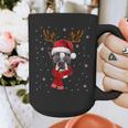 Family Matching Reindeer Xmas Boston Terrier Christmas Graphic Print Coffee Mug, Boston Terrier Christmas Gifts, funny design