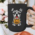 Halloween Dog Boston Terrier Mummy Costume Men Women Kids Graphic Print Coffee Mug, Boston Terrier Halloween Gifts, funny design