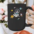 Kawaii Kids & Boys Astronaut Space Boston Terrier Dog Lover Graphic Print Coffee Mug, funny design