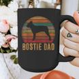 Retro Boston Terrier Dad Dog Owner Pet Bostie Father Graphic Print Coffee Mug, Couple Gifts, Boston Terrier Dad Gifts, funny design