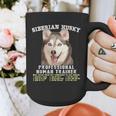 Siberian Husky Professional Human Trainer Graphic Print Coffee Mug, funny design