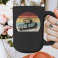 Vintage Retro The Pool Boy Graphic Print Coffee Mug, funny design
