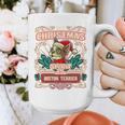 Boston Terrier My Christmas Spirit Dog Santa Claus X-Mas Graphic Print Coffee Mug, Boston Terrier Christmas Gifts, funny design