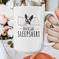 Boston Terrier Dog Lovers Sleepshirt Apparel Men Women Graphic Print Coffee Mug, funny design