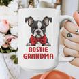 Boston Terrier Grandma Dog Lovers Puppy Bostie Owner Graphic Print Coffee Mug, funny design