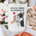 Boston Terrier Grandma Mother's Day Dog Mom Graphic Print Coffee Mug, Couple Gifts, Mom Gifts, Boston Terrier Mom Gifts, funny design