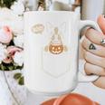 Boston Terrier Halloween Cute Bostie Dog Pocket Boo Graphic Print Coffee Mug, Boston Terrier Halloween Gifts, funny design