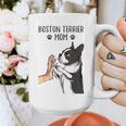 Boston Terrier Mom Dogs Mum Woman Graphic Print Coffee Mug, Couple Gifts, Mom Gifts, Boston Terrier Mom Gifts, funny design