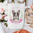 Boston Terrier Mom Mother's Day Graphic Print Coffee Mug, Couple Gifts, Mom Gifts, Boston Terrier Mom Gifts, funny design