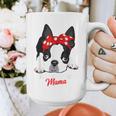 Boston Terrier Mum Dog Woman Idea Graphic Print Coffee Mug, funny design