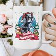Boston Terrier Santa Claus Coffee Mug Merry Christmas Dogs Graphic Print Coffee Mug, Boston Terrier Christmas Gifts, funny design
