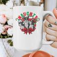 Boston Terrier Santa Claus Elf Reindeer Christmas Dog X-Mas Graphic Print Coffee Mug, Boston Terrier Christmas Gifts, funny design