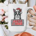 Boston Terrier Santa Claus Hat Merry Christmas Dog X-Mas Graphic Print Coffee Mug, Boston Terrier Christmas Gifts, funny design