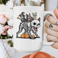 Boston Terrier Skeleton Mummy Witch Halloween Graphic Print Coffee Mug, Boston Terrier Halloween Gifts, funny design