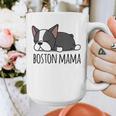 Cute Boston Terrier Boston Mama Graphic Print Coffee Mug, funny design