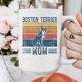 Dog Boston Terrier Mom Vintage Boston Terrier Mom Graphic Print Coffee Mug, Couple Gifts, Mom Gifts, Boston Terrier Mom Gifts, funny design
