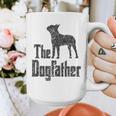 The Dogfather Boston Terrier Dog Funny Dog Gift T-Shirt For Men Women Girls Kids Graphic Print Coffee Mug, funny design