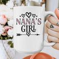 Granddaughter Nanas Girl Graphic Print Coffee Mug, funny design