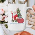 Santa Ugly Christmas Tree Lights Boston Terrier Dog Lover Graphic Print Coffee Mug, Boston Terrier Christmas Gifts, funny design