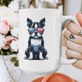 USA Flag Boston Terrier Best Dog Mom Ever 2025 Graphic Print Coffee Mug, Couple Gifts, Mom Gifts, Boston Terrier Mom Gifts, funny design