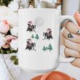Xmas Tree Santa Riding Boston Terrier Christmas Graphic Print Coffee Mug, Boston Terrier Christmas Gifts, Boston Terrier Riding Gifts, funny design