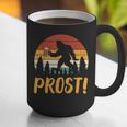 Bigfoot Sasquatch Prost Retro Bavarian Oktoberfest Men Women Graphic Print Coffee Mug, funny gift
