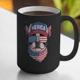 Boston Terrier 4th Of July US Merica Bostie Dog Patriotic For Men Women Kids Graphic Print Coffee Mug, Patriotic Boston Terrier Mugs, Boston Terrier 4th Of July Mugs, funny gift