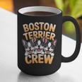 Boston Terrier Crew Cartoon For Dog Owner Pet Boston Terrier Graphic Print Coffee Mug, funny gift