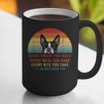 Boston Terrier Dog Every Snack You Make Every Meal You Bake Men Women Graphic Print Coffee Mug, funny gift