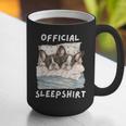 Boston Terrier Dog Official Sleepshirt Pajamas Nightgown Men Women Girls Kids Graphic Print Coffee Mug, funny gift