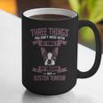 Boston Terrier Don't Mess With American Gentleman Dog Lover Graphic Print Coffee Mug, American Boston Terrier Mugs, funny gift