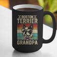 Boston Terrier Grandpa Dog Lover Father's Day Graphic Print Coffee Mug, funny gift
