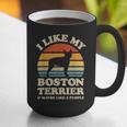 I Like My Boston Terrier And Maybe Like 3 People Dog Lover Graphic Print Coffee Mug, funny gift