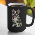 Camo Boston Terrier Pet Owner Camouflage Dog Lover Graphic Print Coffee Mug, funny gift